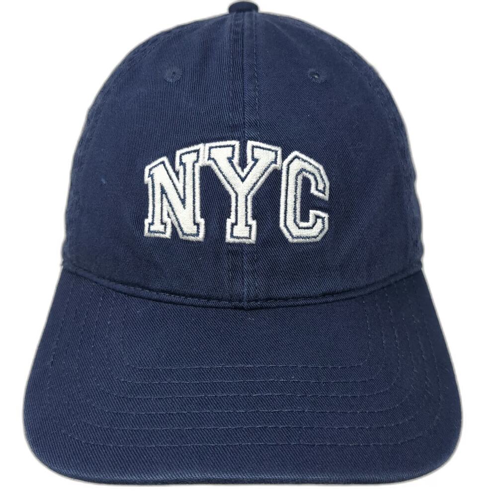Art Class Baseball Cap Blue One Size NYC Embroidered Slideback Cotton Hat OSFM